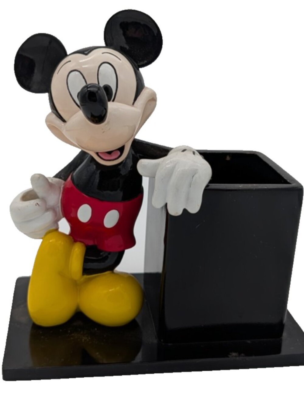 Vintage Mickey Mouse Desk Accessory Pencil Holder Disney office decor organizer
